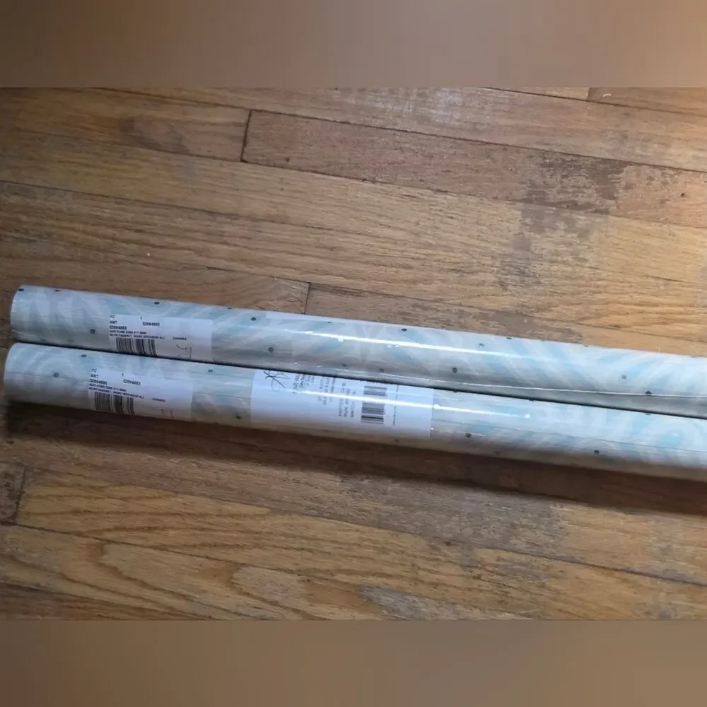 Antonina Vella Deco Cabaret Wallpaper - Beige & Blue 2 Rolls New